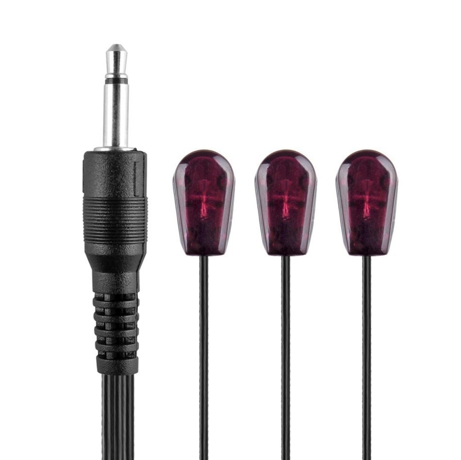 TNP IR Emitter Extender Extension Cable (10 Feet) - Triple 3 Head 3.5mm Jack Infrared Red Transmitter Blaster... N2