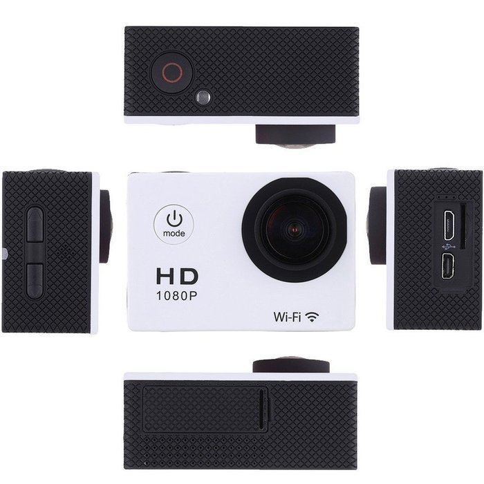 W8 1080P 30FPS 12MP Wifi Waterproof 30M Shockproof 170&deg; Wide Angle 1.5" Screen Outdoor Action Sports Camera Camcorder... N29
