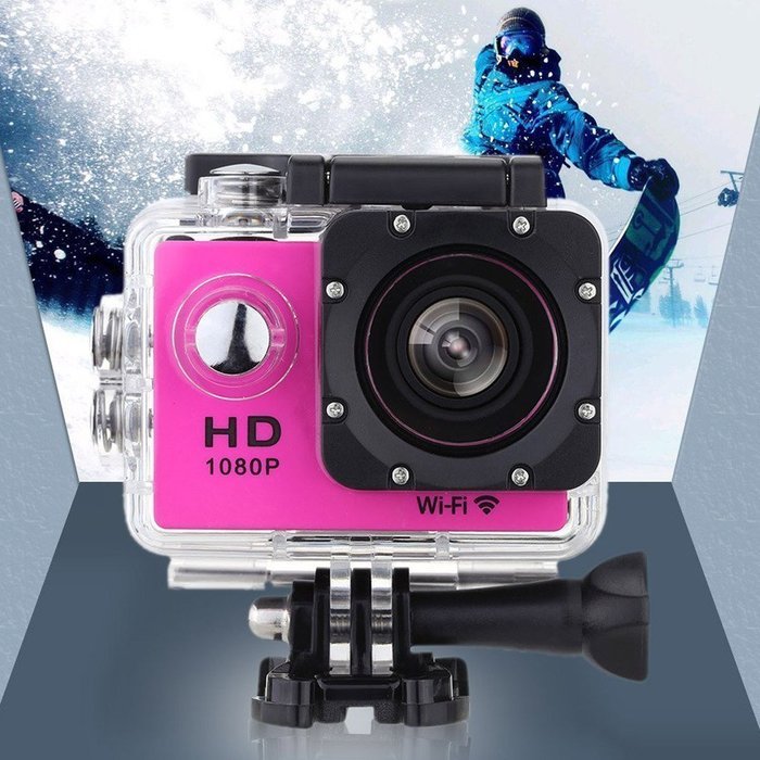 W8 1080P 30FPS 12MP Wifi Waterproof 30M Shockproof 170&deg; Wide Angle 1.5" Screen Outdoor Action Sports Camera Camcorder... N32