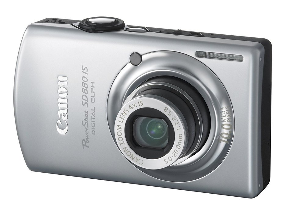 Canon PowerShot SD880IS 10MP Digital Camera with 4x Wide Angle Optical Image Stabilized Zoom (Gold) N2