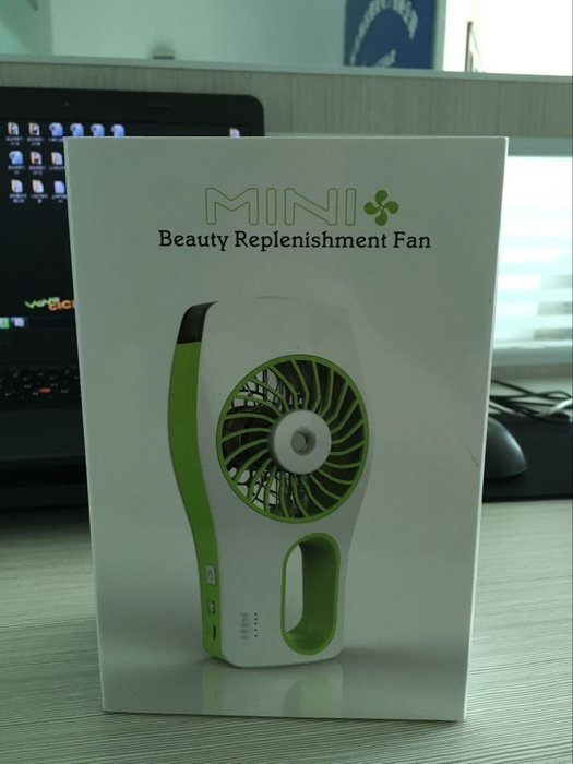 YL-VV@ 3 Speeds Handheld Mini Misting Cooling Fan Humidifier Beauty ...