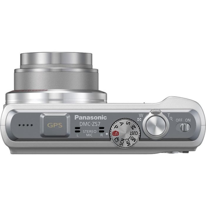 Panasonic Lumix DMC-ZS7 12.1 MP Digital Camera with 12x Optical Image Stabilized Zoom and 3.0-Inch LCD (Silver)