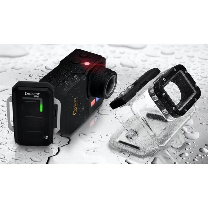 Sound Around GDV995BK HD Video Recording Gear Pro Quest Wi-Fi Action Camera/Camcorder, Full HD 1080p Video, 16... N9