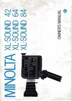 Minolta XL-Sound 84 camera camcorder N3