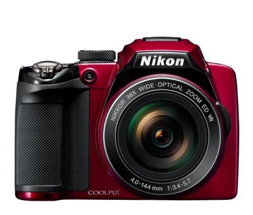 Nikon COOLPIX P500 12.1 CMOS Digital Camera with 36x NIKKOR Wide-Angle Optical Zoom Lens and Full HD 1080p Video... N9