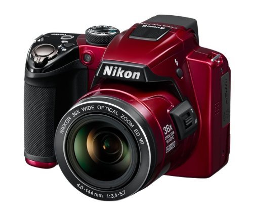 Nikon COOLPIX P500 12.1 CMOS Digital Camera with 36x NIKKOR Wide-Angle Optical Zoom Lens and Full HD 1080p Video... N10