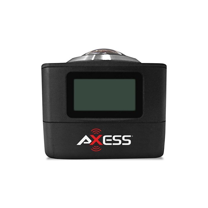 AXESS CS3607-BK 1080p HD 360 Degree Sports and Action Camera with Waterproof Housing, Accessories and Built-in... N20