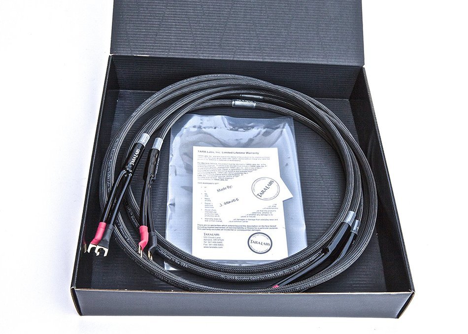 TARA Labs TL-2/14 Audio Speaker Cables (10ft Pair) - with Banana plugs N2