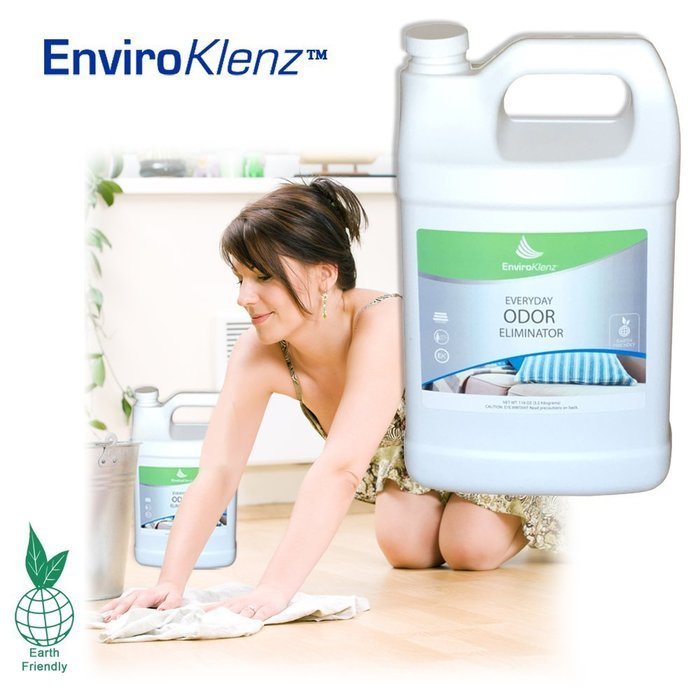 EnviroKlenz Fragrance-Free & Non-Toxic Source Odor Treatment for Removing Odors From Carpets. Upholstery, & Solid...