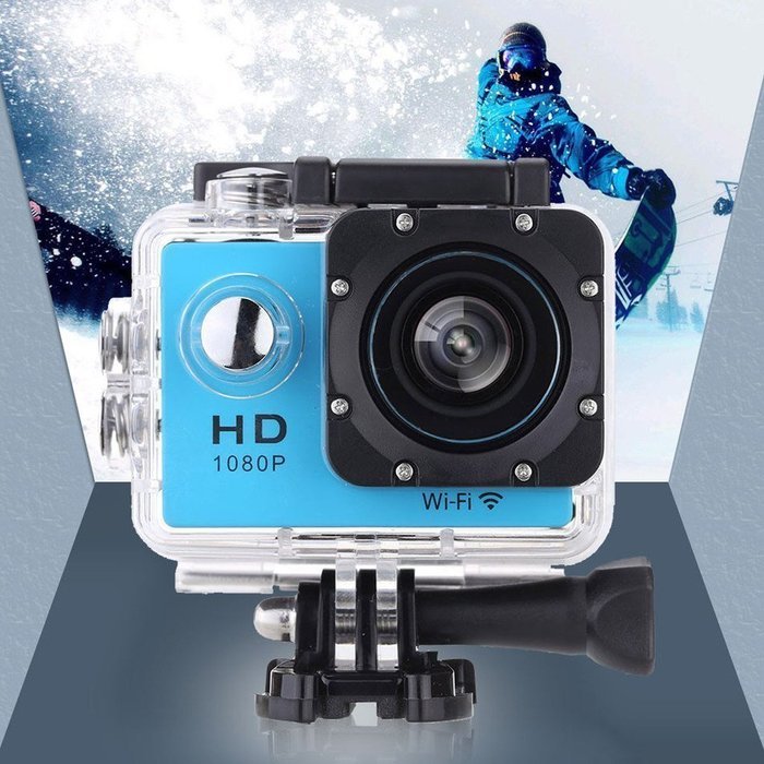 W8 1080P 30FPS 12MP Wifi Waterproof 30M Shockproof 170&deg; Wide Angle 1.5" Screen Outdoor Action Sports Camera Camcorder... N37
