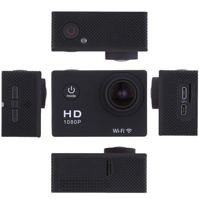 W8 1080P 30FPS 12MP Wifi Waterproof 30M Shockproof 170&deg; Wide Angle 1.5" Screen Outdoor Action Sports Camera Camcorder... N38