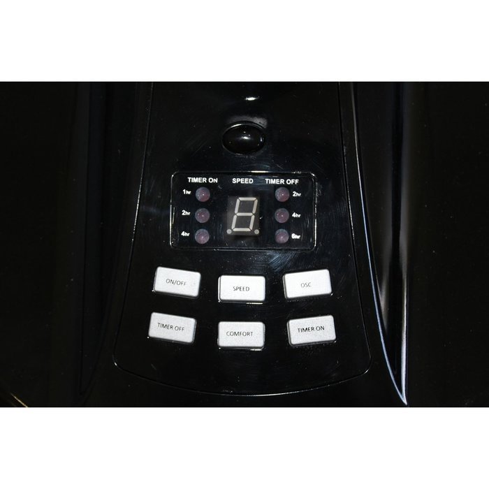 Keystone KSTFD125AG Table to Floor Air Accelerator Fan, 12-Inch, Black N2
