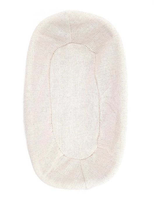 Agile-Shop Oval Long Banneton Brotform Bread Dough Proofing Rising Rattan Handmade Basket & Liner (10) N3