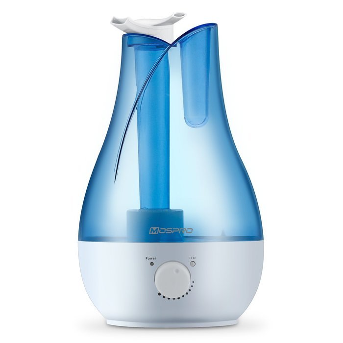 Ultrasonic Humidifier, Mospro 2.8 Liter Tank, Two 360 Degree Rotatable Outlets, Whisper-quiet And Waterless Auto... N7