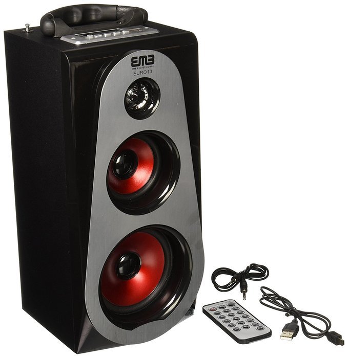 EMB PORTABLE BLUETOOTH BOOM BOX! SD/MP3/USB/PC Rechargeable EURO10