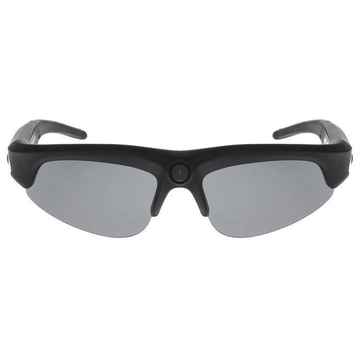 iVUE Crossfire 720P HD Action Camera Glasses Sport POV Video Recording DVR Eyewear (Black, 140&deg; Wide Angle Lens) N6