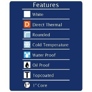 4x4 Direct Thermal Labels for Zebra GC420d GC420t GK420d GK420t GX420d GX420t LP2844 LP2442 TLP2844 ZP450 Barcode...