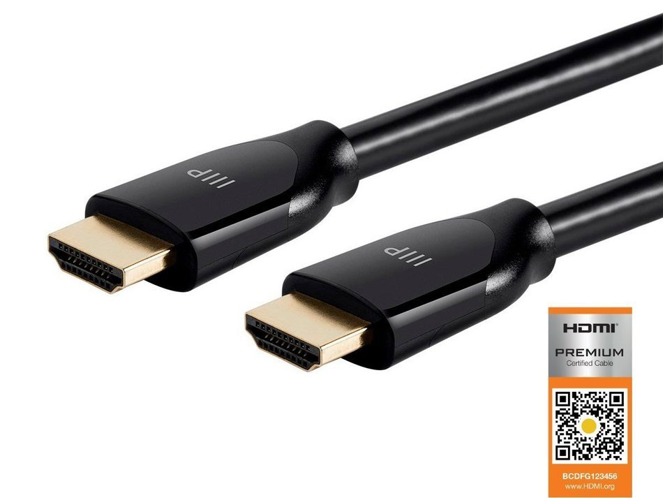 Monoprice Certified Premium High Speed HDMI Cable, 6ft N8