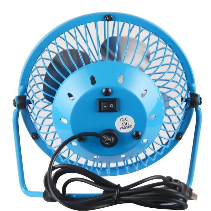 HOTGEE(TM) Quietness Metal Computer Laptop PC USB Plug Charger Mini Desk Cooler Fan with Nail Dust Collector...