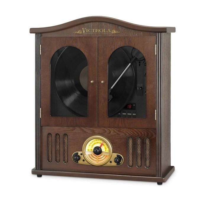 Victrola Tabletop Record Player with Bluetooth and CD N10