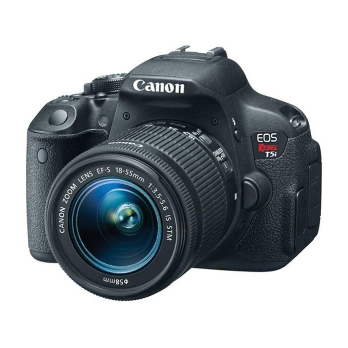 Canon EOS Rebel T5i Digital SLR Camera with Ef-s 18-55mm Is STM + 75-300mm Lens N3