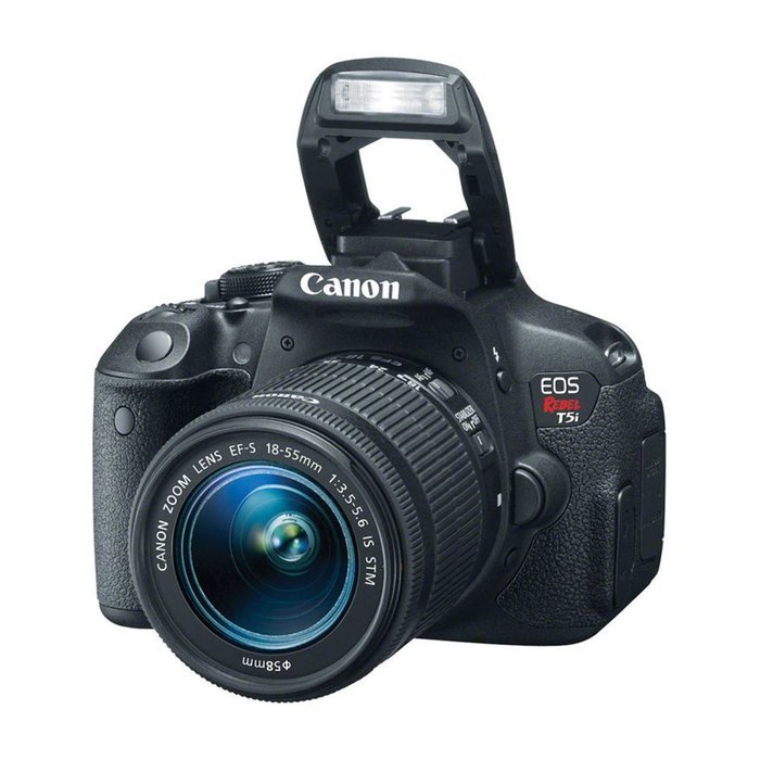 Canon EOS Rebel T5i Digital SLR Camera with Ef-s 18-55mm Is STM + 75-300mm Lens N4