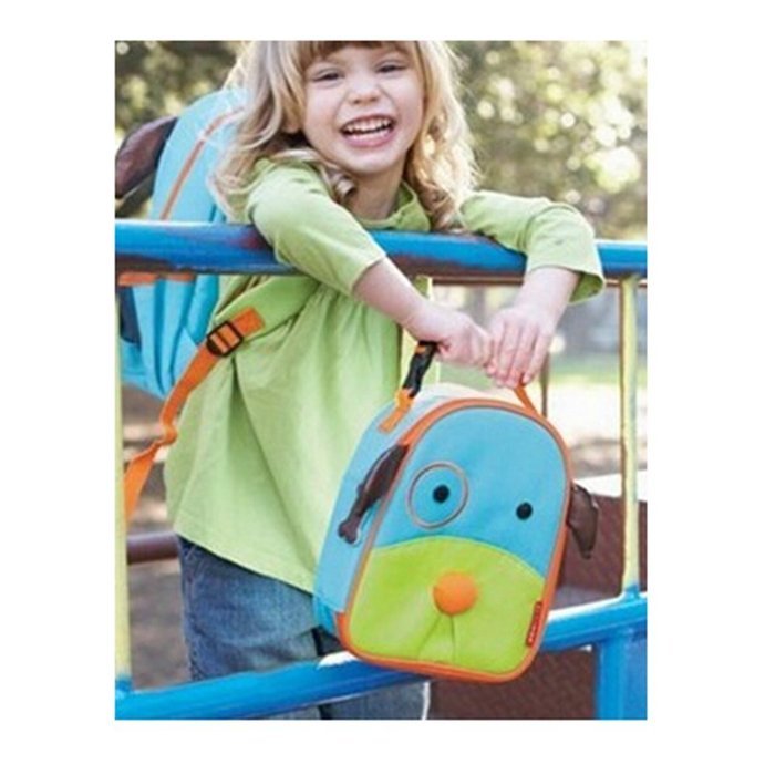 KAKA(TM) Lovely Animal Kids Children Nursery Canvas Schoolbag Hand Bag Outdoor Insulation Meal Package (Ladybug) N5