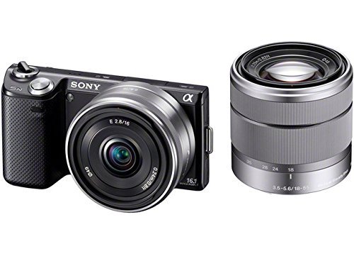 Sony Digital SLR Camera NEX-5 Double Kit Black NEX-5D/B Free Image Download