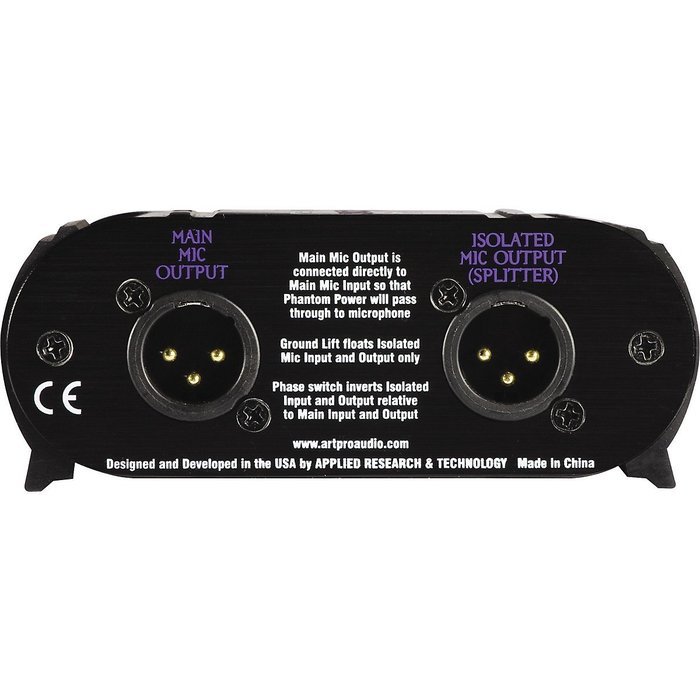 ART Splitcom Pro 2 Way Microphone Splitter and Combiner N2