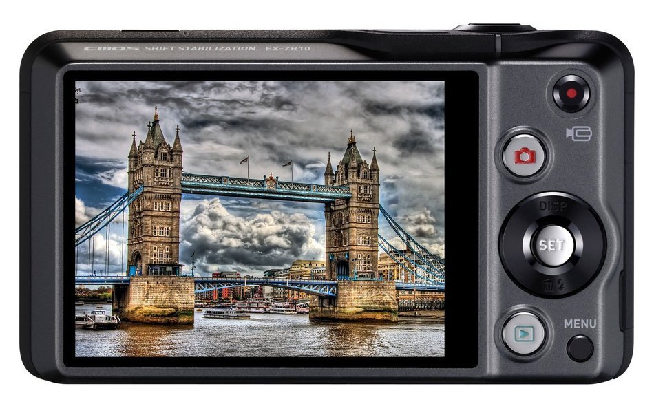 Casio High Speed Exilim Ex-zr10bk Digital Camera Black N5