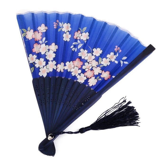 Chinese Folding Pocket Hand Fan (Flower Flying Butterfly) N10