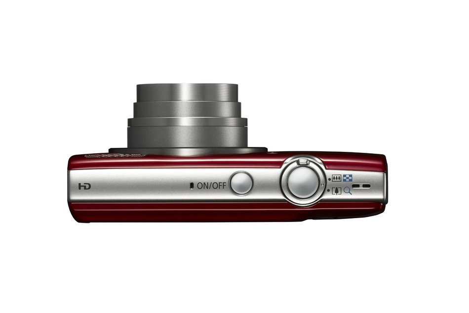 Canon PowerShot ELPH 180 (Red) with 20.0 MP CCD Sensor and 8x Optical Zoom N15