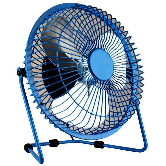 Ambielly USB Mini Desk Cooler Fan Velocity Personal Fan (Purple, 6.1'') N2