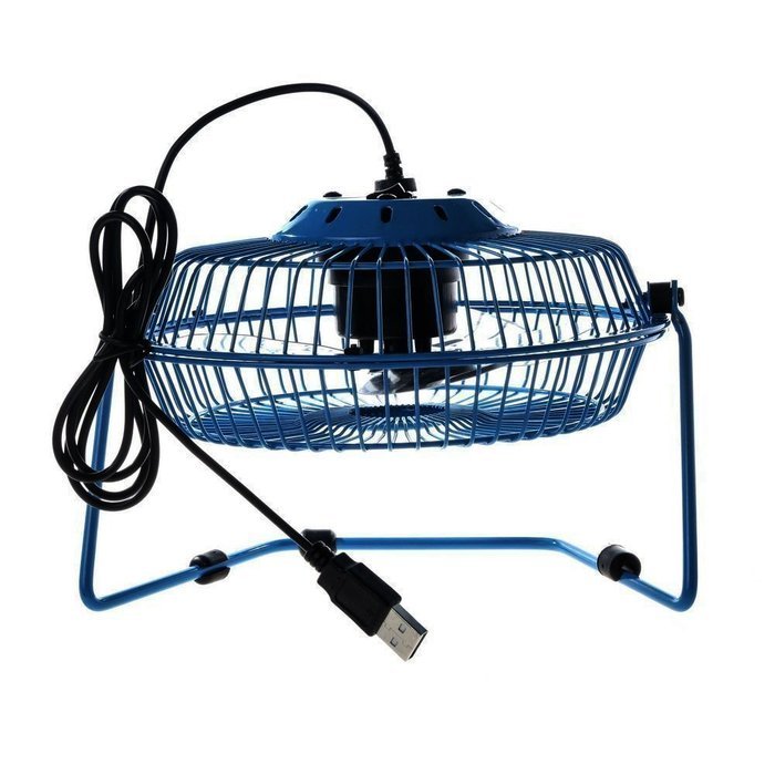 Ambielly USB Mini Desk Cooler Fan Velocity Personal Fan (Purple, 6.1'') N3