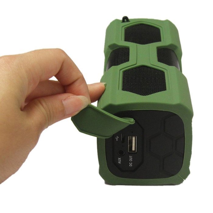 YISCOR Wireless Bicycle Climbing Sports Outdoor Bluetooth 4.0 Stereo Speaker Waterproof Shockproof Portable Audio... N17