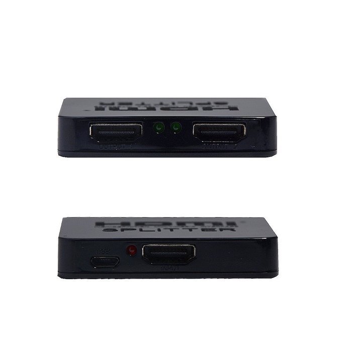 LinkS 1x8 8 Ports HDMI Powered Splitter for Full HD 1080P & 3D Support (One Input To Eight Outputs) N29