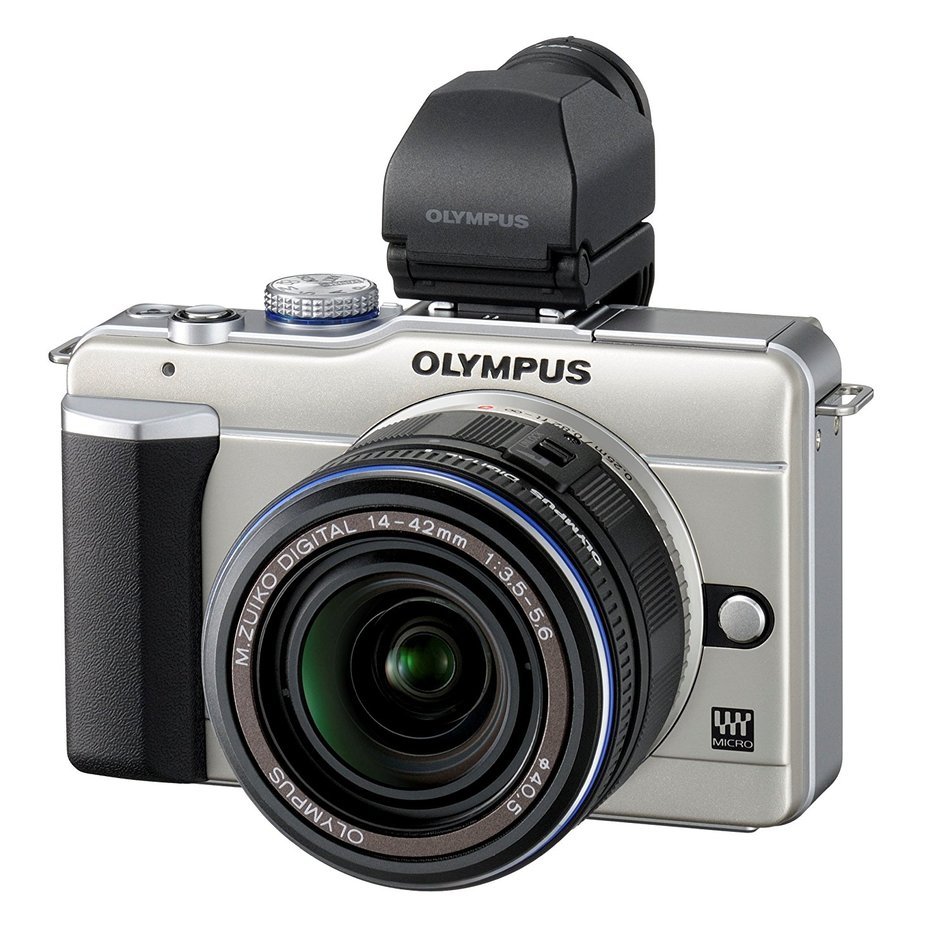 Olympus PEN E-PL1 12.3MP Live MOS Micro Four Thirds Mirrorless Digital Camera with 14-42mm f/3.5-5.6 Zuiko Digital... N7