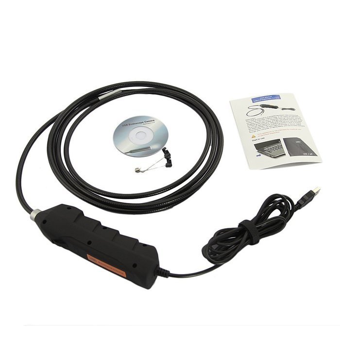 TOOGOO(R) USB Snapshot 2 Million Pixels 8.5MM Diameter USB Endoscope Inspection Camera with 3M Cable N3