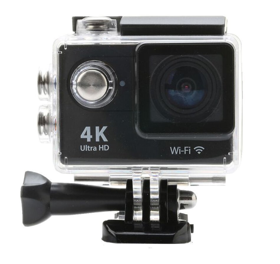Action Camera Ultra 4K with wifi underwater Waterproof CAM 170 degree View Angle(Black)