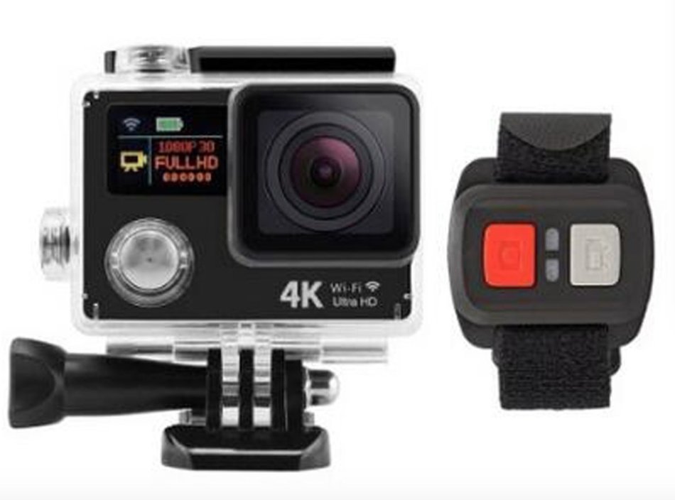 Holysun Ultra 4K H3R remote Action camera HD 4K WiFi 1080P Sport 2.0 LCD+0.95 170D lens VR360D go waterproof pro... N2