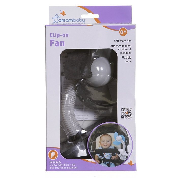Tee-Zed T01 Clip-On Fan Great for the Beach, Pool, Camping, Work, Lounging or Just Chillin'! -Pink Purple N3