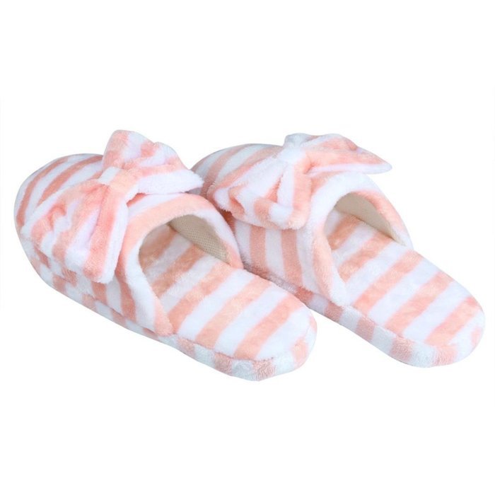 AutumnFall Women's Cozy Cotton House Slippers (M, Orange)