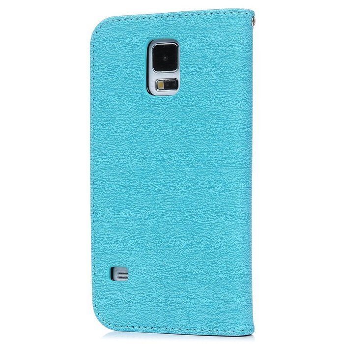Galaxy S5 Case,Samsung Galaxy S5 Case (I9600) - Wallet Flip Stand Case Embossed Cute Bear PU Leather Case Shockproof... N5