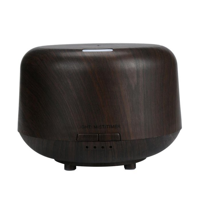 250ml Ultrasonic Home Aroma Humidifier ，Air Diffuser ，Mist Purifier ，Lonizer Atomizer (Brown) N5