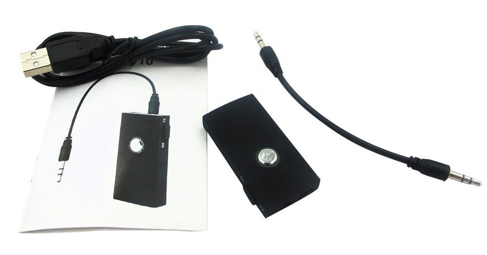 YYGIFT&reg; Wireless Bluetooth Transmitter and Receiver Dongle 2 in 1 Adapter With 3.5mm Stereo Output for Speakers... N3