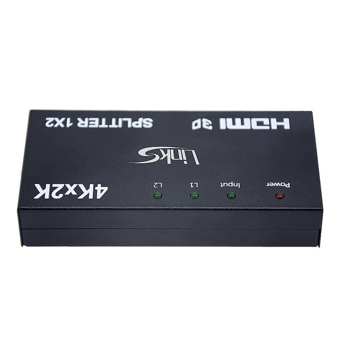 LinkS 1x8 8 Ports HDMI Powered Splitter for Full HD 1080P & 3D Support (One Input To Eight Outputs) N36