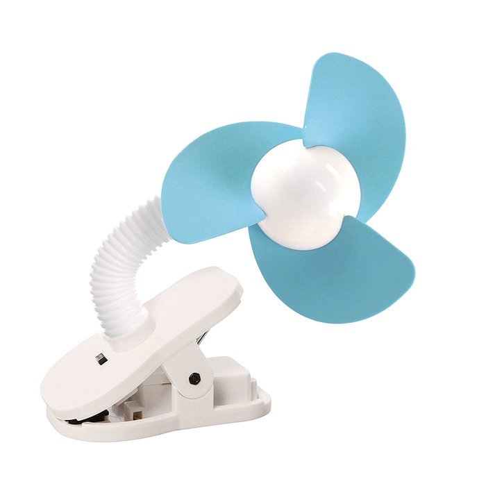 Tee-Zed T01 Clip-On Fan Great for the Beach, Pool, Camping, Work, Lounging or Just Chillin'! -Pink Purple N7