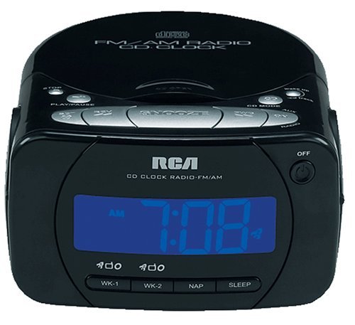 RCA RP5600 SmartSnooze Dual Wake Digital AM/FM CD Clock Radio (Discontinued by Manufacturer)