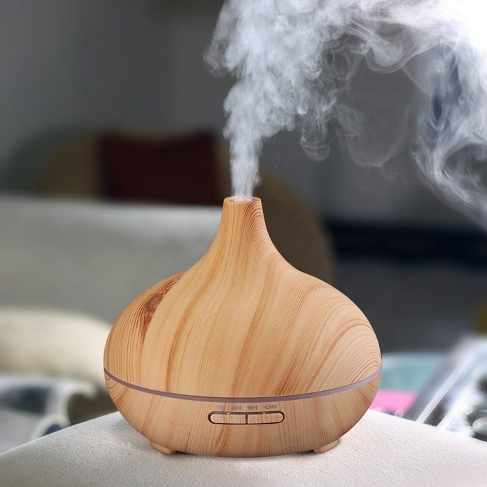 Magnet 300ml LED Cool Mist Humidifier Ultrasonic Aroma Essential Oil Diffuser Quietly Operation for Office Home... N4