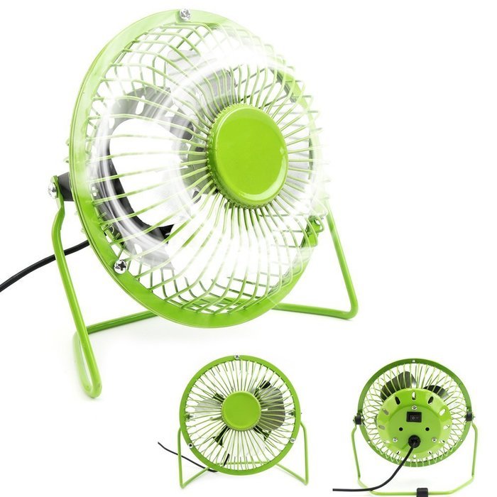 Honeyall® Mini Portable Super Mute Laptop Computer PC USB Cooler Cooling Desktop Fan Table Desktop Fan 6" for... N4